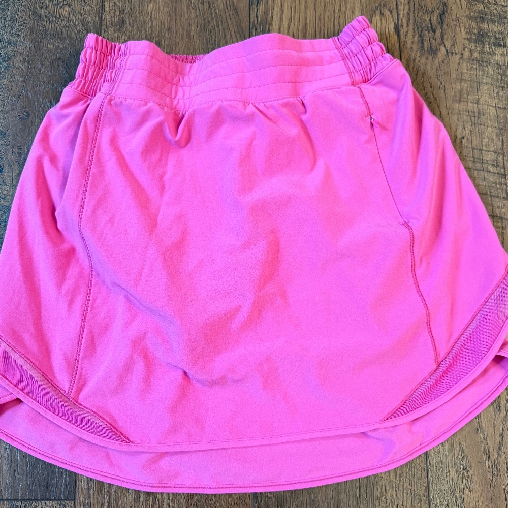 NWOT Lululemon Hotty Hot High Rise Skirt *Long* Sonic Pink